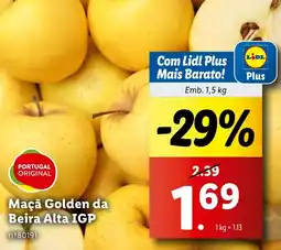 Lidl Maçã Golden da Beira Alta IGP promoção