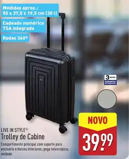 LIVE IN STYLE Trolley de Cabine