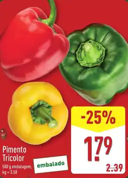 ALDI Pimento Tricolor promoção