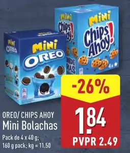 ALDI OREO/ CHIPS AHOY Mini Bolachas promoção