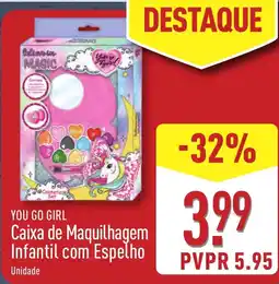 YOU GO GIRL Caixa de Maquilhagem Infantil com Espelho