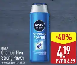 ALDI NIVEA Champô Men Strong Power promoção