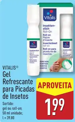 ALDI VITALIS Gel Refrescante para Picadas de Insetos promoção