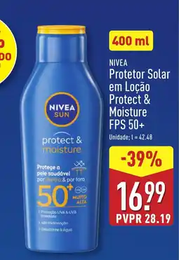 NIVEA Protetor Solar em Loção Protect & Moisture FPS 50+