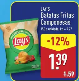 ALDI LAY'S Batatas Fritas Camponesas promoção
