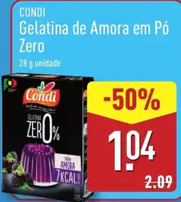 ALDI CONDI Gelatina de Amora em Pó Zero unidade promoção