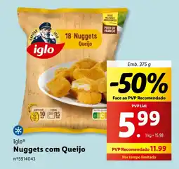Lidl Iglo Nuggets com Queijo promoção