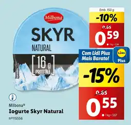 Milbona Iogurte Skyr Natural