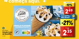 Lidl Bon Gelati Gelado Cone de Baunilha promoção
