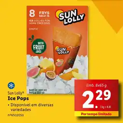 Lidl Sun Lolly Ice Pops promoção