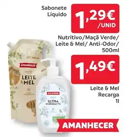 Amanhecer Sabonete Líquido promoção