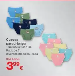 kik Cuecas paracriança promoção