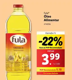Lidl Fula Óleo Alimentar promoção