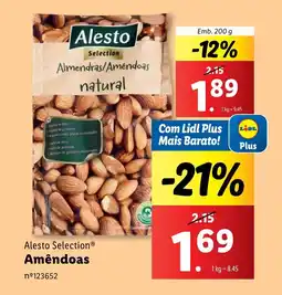 Lidl Alesto Selection Amêndoas promoção