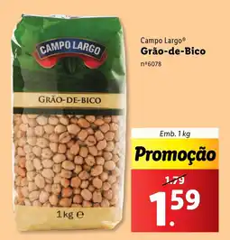 Lidl Campo Largo Grão-de-Bico promoção