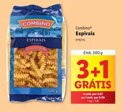 Lidl Combino Espirais promoção