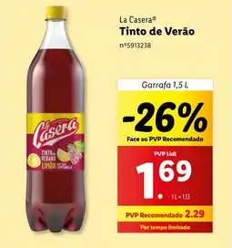 La Casera Tinto de Verão