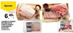 Continente Lombo p/assar/ entrecosto porco duroc continente seleçao promoção