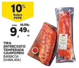 Continente Tira entrecosto temperada campofrio promoção