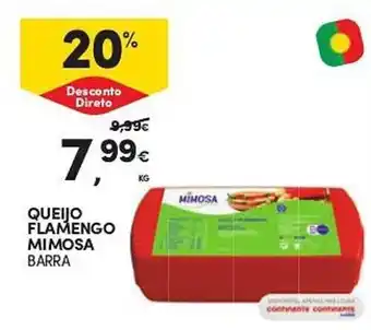 Continente Queijo flamengo mimosa barra promoção