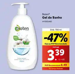 Lidl Bioten Gel de Banho promoção