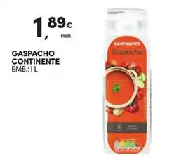Continente Gaspacho continente promoção