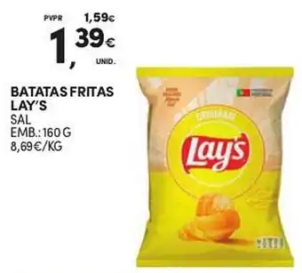 Continente Batatas fritas lay's sal promoção