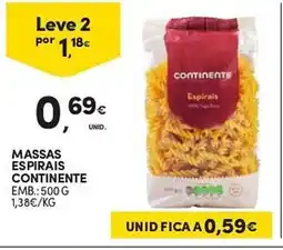 Massas espirais continente