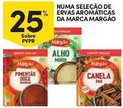Continente Numa seleção de ervas aromáticas da marca margão promoção