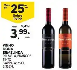 Continente Vinho dona ermelinda promoção