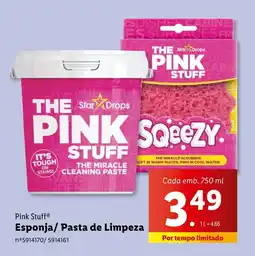 Lidl Pink Stuff Esponja/ Pasta de Limpeza promoção