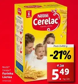 Lidl Nestlé Cerelac Farinha Láctea promoção