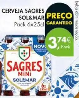 Pingo Doce Cerveja sagres sol&mar promoção