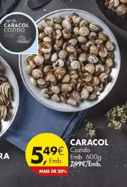 Pingo Doce Caracol cozido promoção
