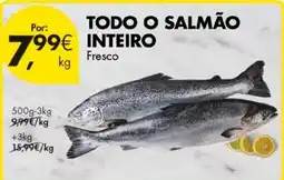 Pingo Doce Todo o salmão inteiro fresco promoção