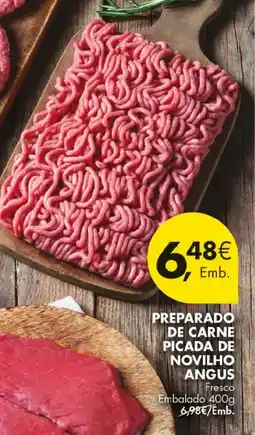 Pingo Doce Preparado de carne picada de novilho angus promoção