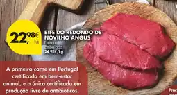 Pingo Doce Bife do redondo de novilho angus promoção