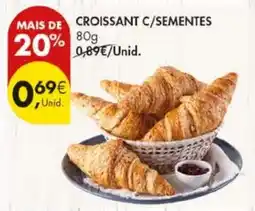 Croissant c/sementes