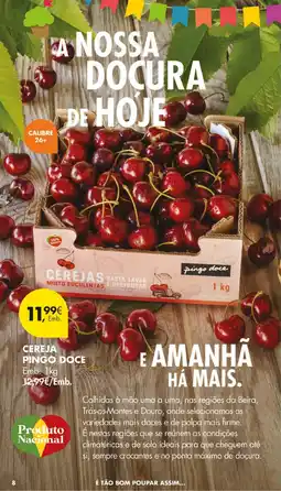 Pingo Doce Cereja pingo doce promoção