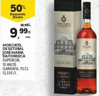 Continente Moscatel de Setúbal José Maria da Fonseca 75cl promoção