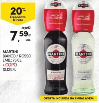Continente Martini 75cl promoção