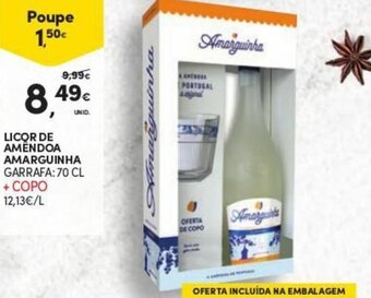 Continente Licor de Amêndoa Amarguinha 70cl promoção