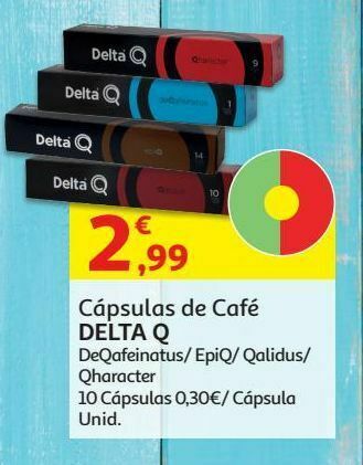 Cápsulas café delta q