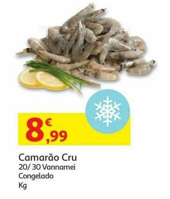 Camarão cru congelado 20/30