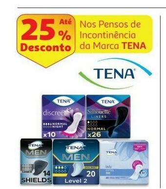 Auchan Pensos incontinência tena promoção