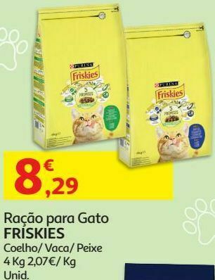 Auchan Ração gato friskies promoção