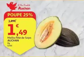 Auchan Melão Pele de Sapo AUCHAN promoção