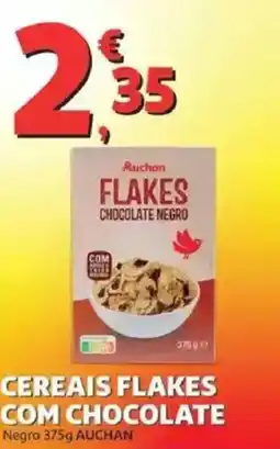 Auchan Cereais flakes com chocolate promoção