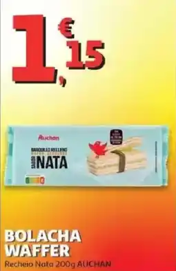 Auchan Bolacha waffer promoção