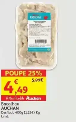 Auchan Bacalhau AUCHAN promoção
